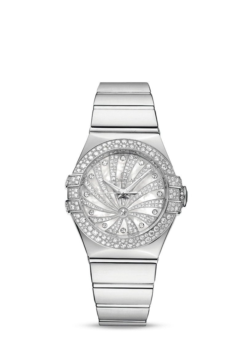 CONSTELLATION OMEGA CO-AXIAL 31 MM
 
 White gold on white gold