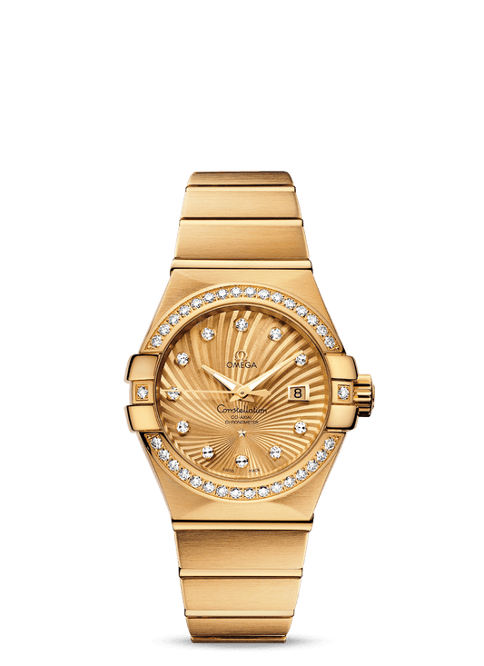 CONSTELLATION OMEGA CO-AXIAL 31 MM
 
 Yellow gold on yellow gold