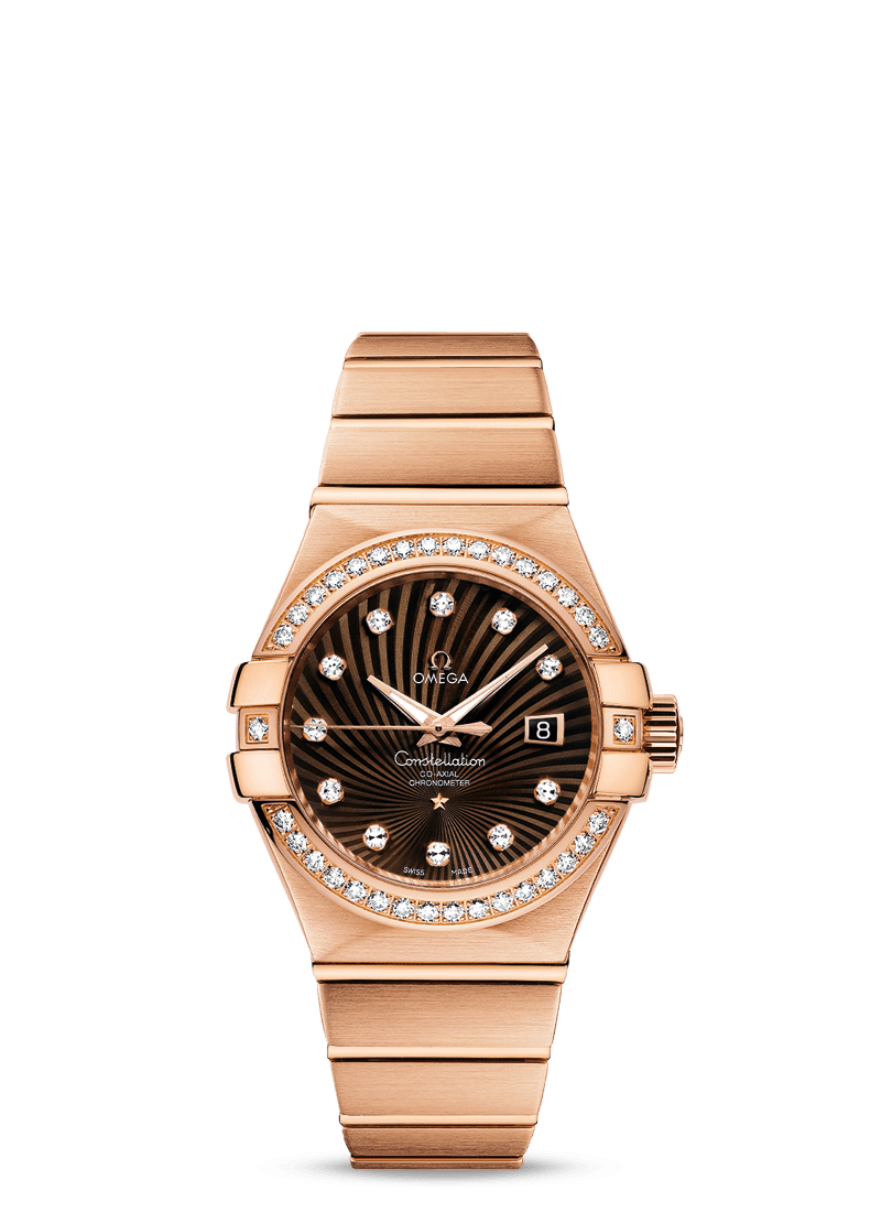 CONSTELLATION OMEGA CO-AXIAL 31 MM
 
 Red gold on red gold