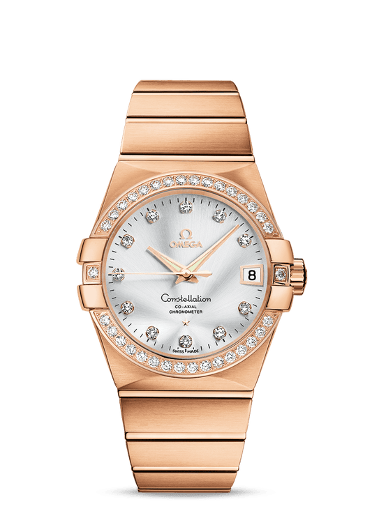 CONSTELLATION OMEGA CO-AXIAL 38 MM
 
 Red gold on red gold