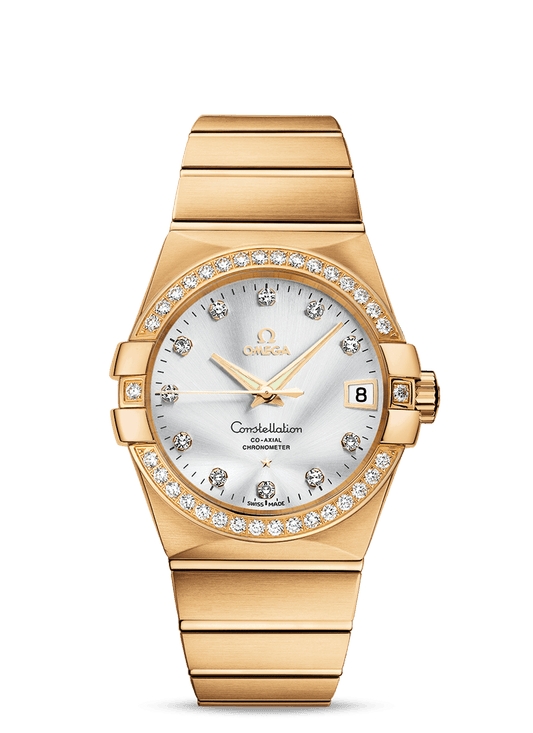 CONSTELLATION OMEGA CO-AXIAL 38 MM
 
 Yellow gold on yellow gold
