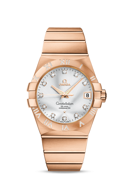 CONSTELLATION OMEGA CO-AXIAL 38 MM
 
 Red gold on red gold