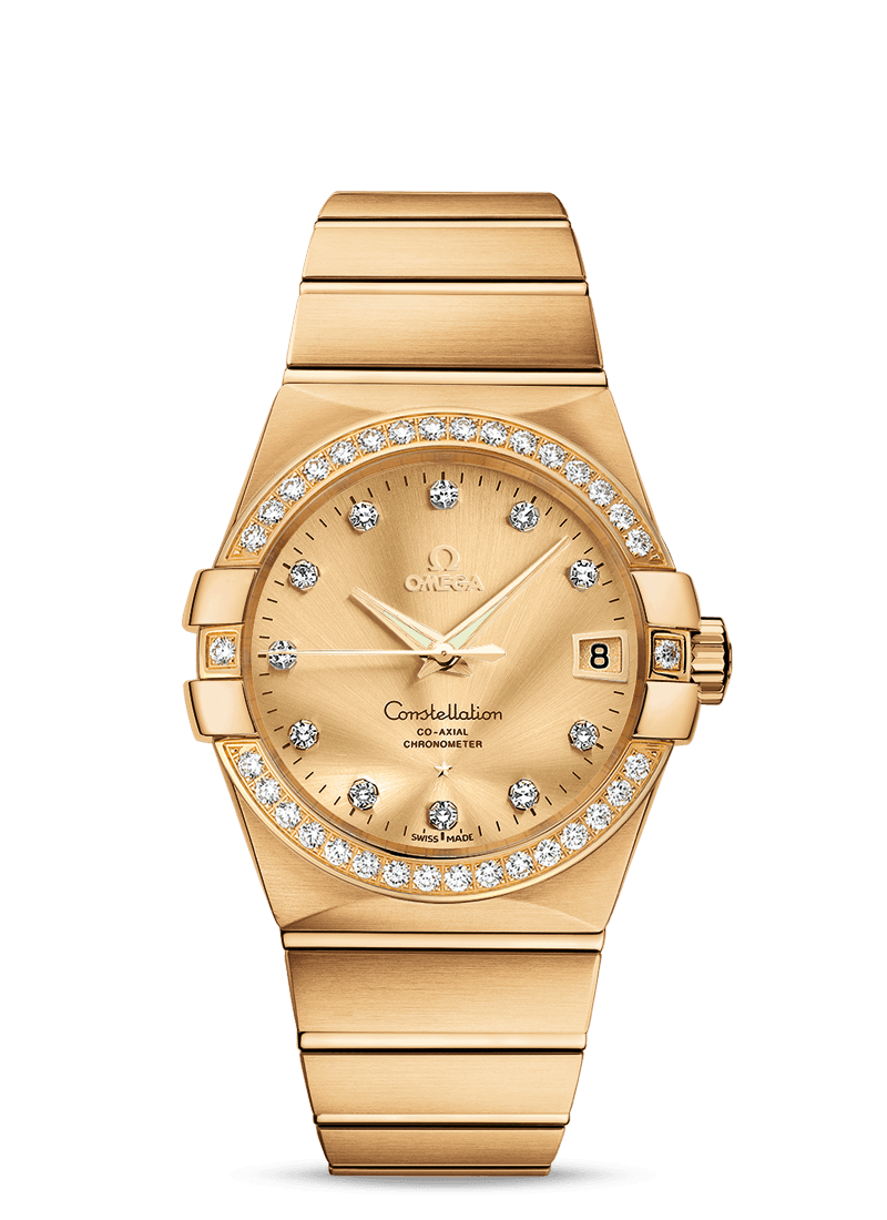 CONSTELLATION OMEGA CO-AXIAL 38 MM
 
 Yellow gold on yellow gold