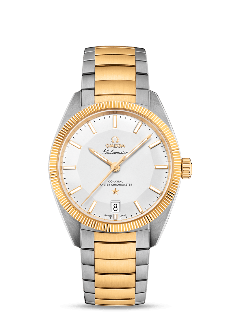 GLOBEMASTER OMEGA CO-AXIAL MASTER CHRONOMETER 39 MM
 
 Steel - yellow gold on Steel - yellow gold