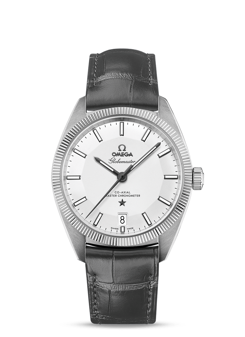 GLOBEMASTER OMEGA CO-AXIAL MASTER CHRONOMETER 39 MM
 
 Steel - Hard metal bezel on leather strap