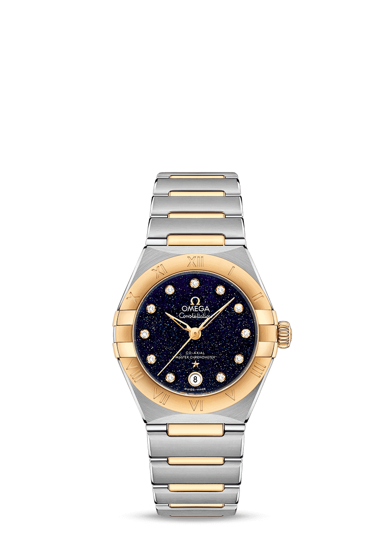 Steel ‑ yellow gold on Steel ‑ yellow gold Constellation Manhattan Omega Co‑Axial Master Chronometer 29 mm