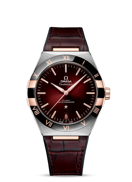 CONSTELLATION
CO‑AXIAL MASTER CHRONOMETER 41 MM
Steel ‑ Sedna™ Gold on leather strap