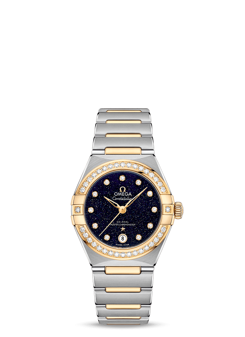 Steel ‑ yellow gold on Steel ‑ yellow gold
 Constellation Manhattan
 Omega Co‑Axial Master Chronometer 29 mm