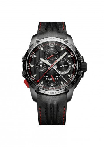 SUPERFAST CHRONO SPLIT SECOND DLC BLACKENED STAINLESS STEEL NEW | LIMITED EDITION