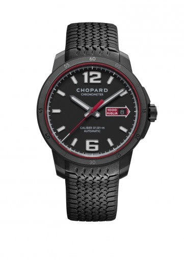 MILLE MIGLIA GTS AUTOMATIC SPEED BLACK
 DLC BLACKENED STAINLESS STEEL
 LIMITED EDITION