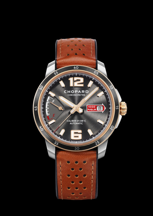 MILLE MIGLIA GTS POWER CONTROL
 18K ROSE GOLD AND STAINLESS STEEL
 LIMITED EDITION