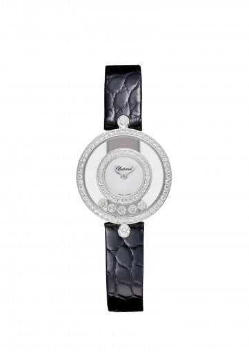 HAPPY DIAMONDS ICONS WATCH 18K WHITE GOLD AND DIAMONDS