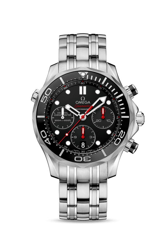 DIVER 300 M CO-AXIAL CHRONOGRAPH 41.5 MM
 
 Steel on steel