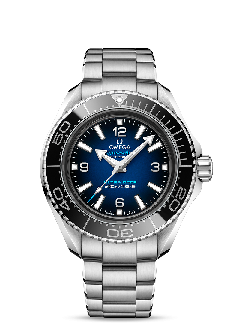 PLANET OCEAN 6000M
CO‑AXIAL MASTER CHRONOMETER 45.5 MM
O‑MEGASTEEL on O‑MEGASTEEL