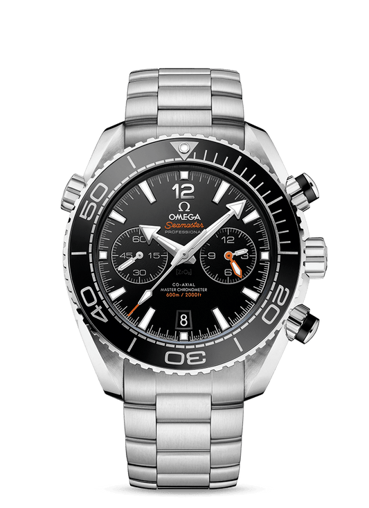 PLANET OCEAN 600 M OMEGA CO-AXIAL MASTER CHRONOMETER
 CHRONOGRAPH 45.5 MM
 
 Steel on steel