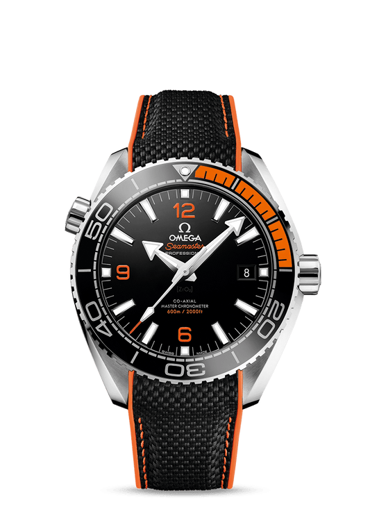 PLANET OCEAN 600 M OMEGA CO-AXIAL MASTER CHRONOMETER 43.5
 MM
 
 Steel on rubber strap