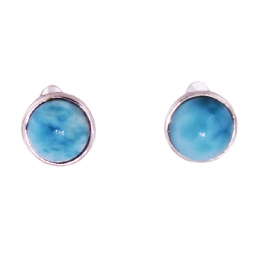 Beautiful Larimar Earring in Sterling Silver
