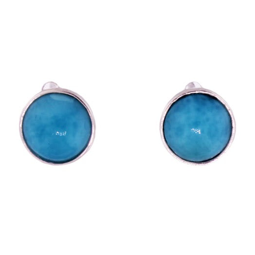 Beautiful Larimar Earring in Sterling Silver