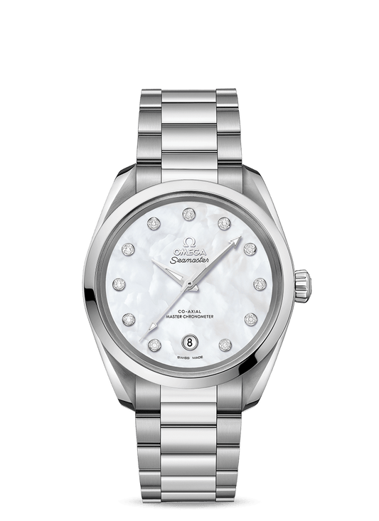 AQUA TERRA 150M
 OMEGA CO-AXIAL MASTER CHRONOMETER LADIES' 38 MM
