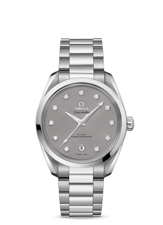 AQUA TERRA 150M
 OMEGA CO-AXIAL MASTER CHRONOMETER LADIES' 38 MM