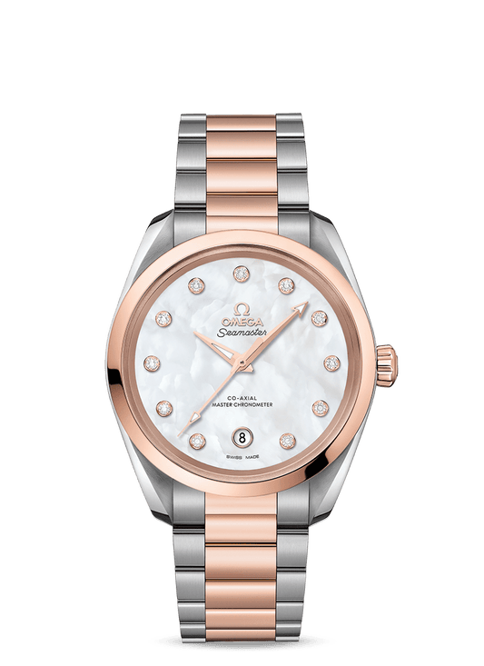 AQUA TERRA 150M
 OMEGA CO-AXIAL MASTER CHRONOMETER LADIES' 38 MM