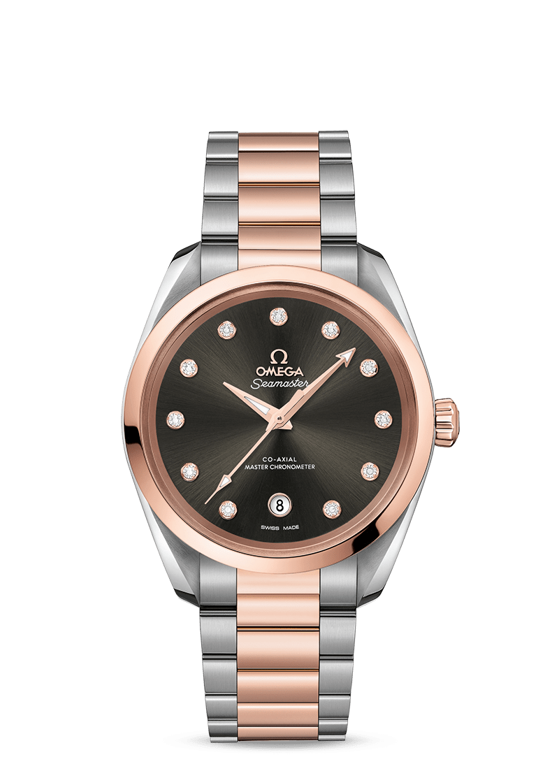 AQUA TERRA 150M
 OMEGA CO-AXIAL MASTER CHRONOMETER LADIES' 38 MM