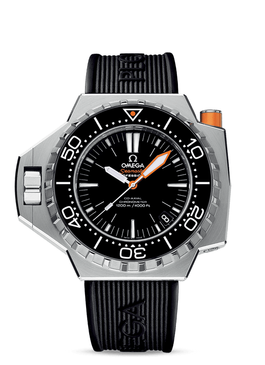 PLOPROF 1200 M OMEGA CO-AXIAL 55 X 48 MM
 
 Steel on rubber strap