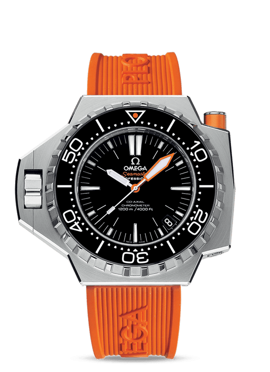 PLOPROF 1200 M OMEGA CO-AXIAL 55 X 48 MM
 
 Steel on rubber strap