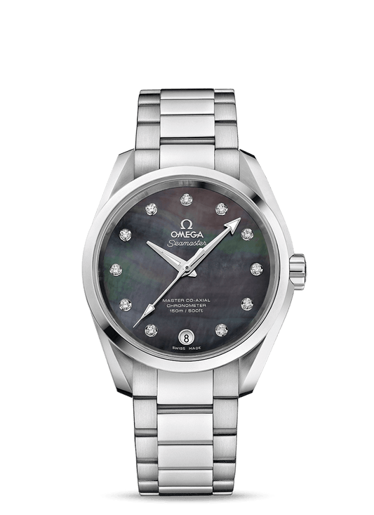 AQUA TERRA 150 M OMEGA MASTER CO-AXIAL LADIES' 38.5 MM
 
 Steel on steel