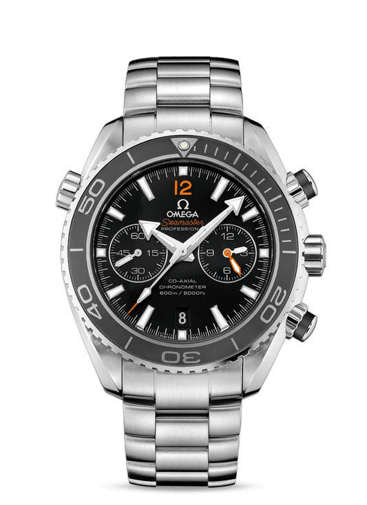 PLANET OCEAN 600 M OMEGA CO-AXIAL CHRONOGRAPH 45.5 MM
 
 `Steel on steel