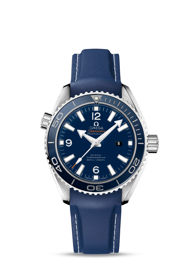 PLANET OCEAN 600 M OMEGA CO-AXIAL 37.5 MM
 
 Titanium on rubber strap