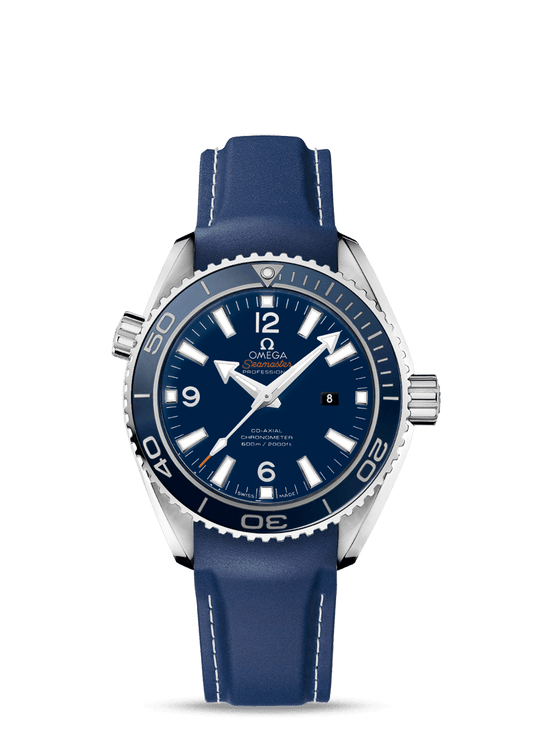 PLANET OCEAN 600 M OMEGA CO-AXIAL 37.5 MM
 
 Titanium on rubber strap