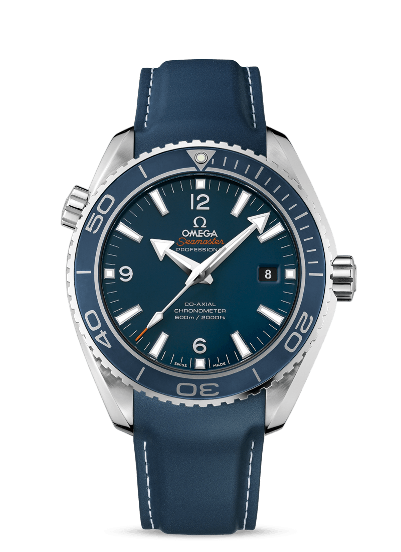 PLANET OCEAN 600 M OMEGA CO-AXIAL 45.5 MM
 
 Titanium on rubber strap