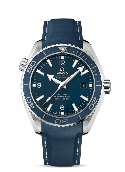 PLANET OCEAN 600 M OMEGA CO-AXIAL 45.5 MM
 
 Titanium on rubber strap