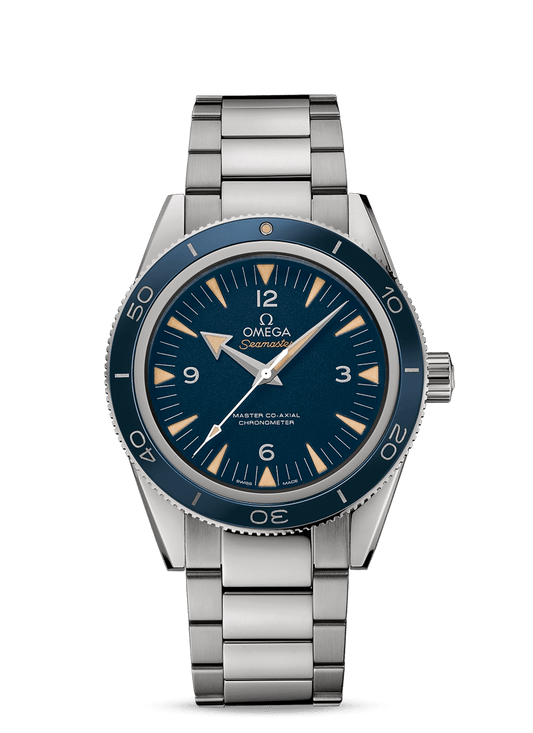 SEAMASTER 300 OMEGA MASTER CO-AXIAL 41 MM
 
 Titanium on titanium