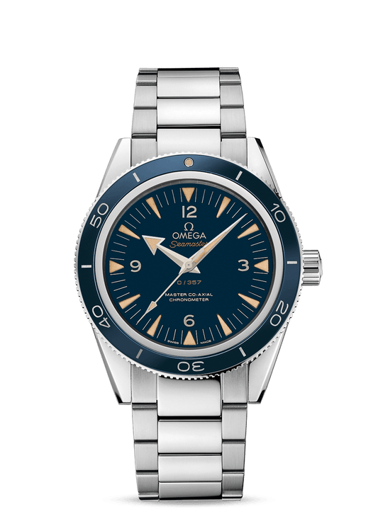 SEAMASTER 300 OMEGA MASTER CO-AXIAL 41 MM
 
 Platinum on platinum