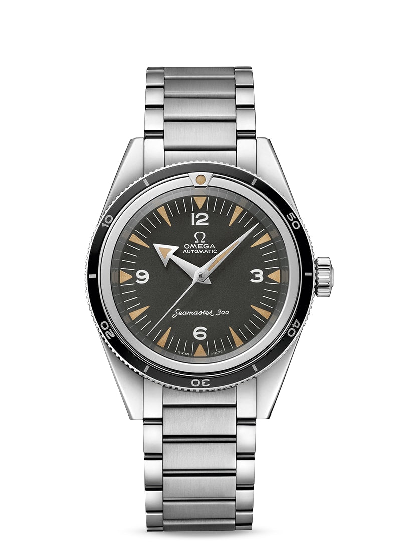 SEAMASTER 300 OMEGA CO-AXIAL
  MASTER CHRONOMETER 39 MM
 The 1957 Trilogy
 
 Stainless Steel