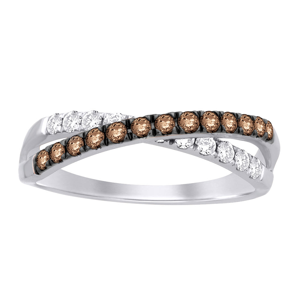 14K White Gold 1/2ct Diamond Fashion Ring