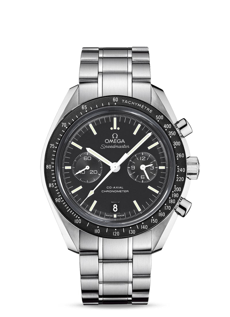 MOONWATCH OMEGA CO-AXIAL CHRONOGRAPH 44.25 MM
 Steel on steel