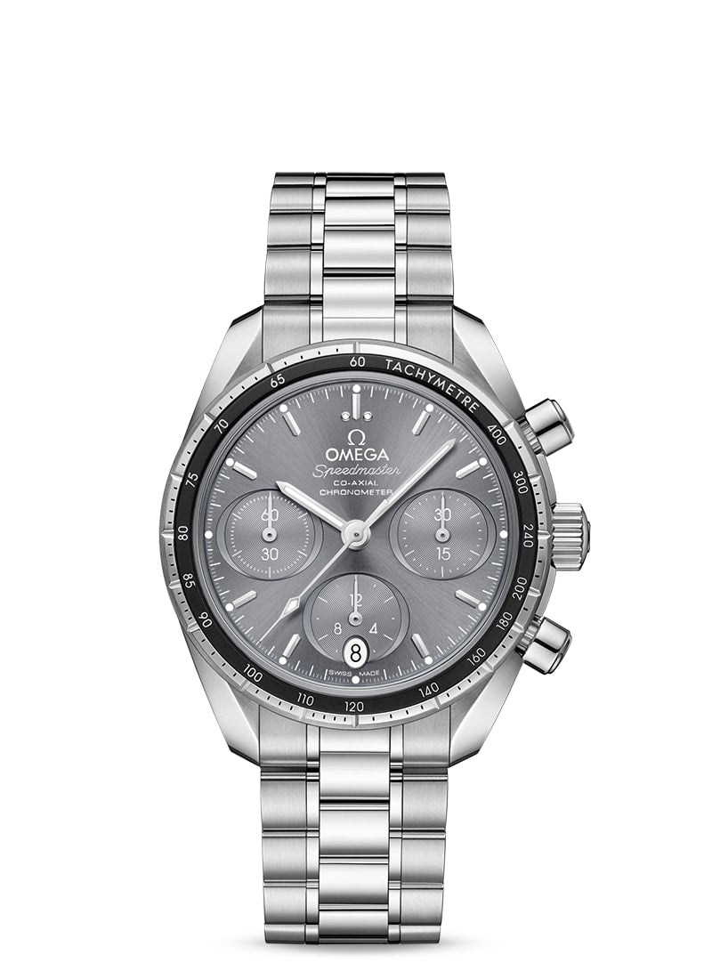 SPEEDMASTER 38 CO-AXIAL CHRONOGRAPH 38 MM
 Steel on steel