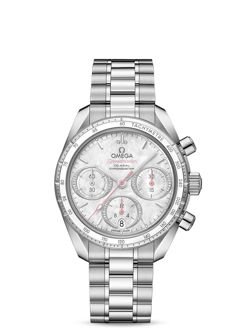 SPEEDMASTER 38 CO-AXIAL CHRONOGRAPH 38 MM
 Steel on steel