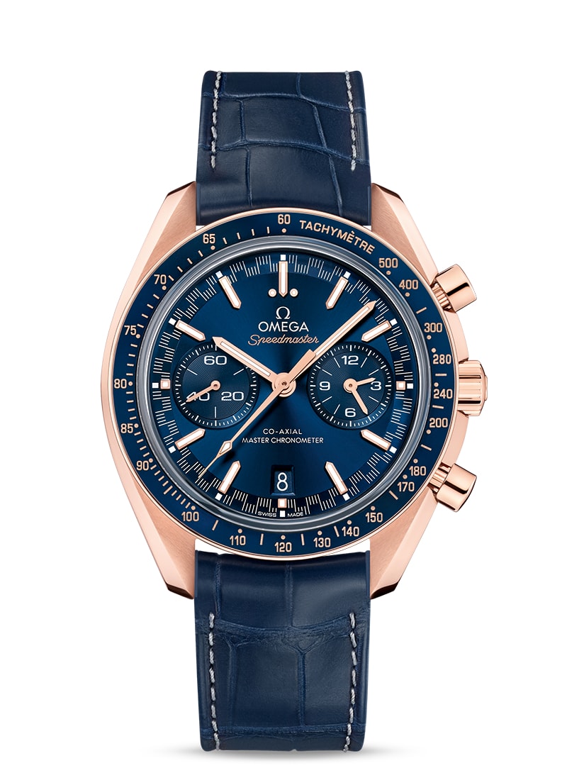 RACING CO-AXIAL 44.25MM
 MASTER CHRONOMETRE
 
 Blue Alligator Strap