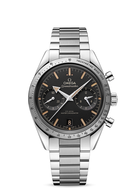 SPEEDMASTER '57
CO‑AXIAL MASTER CHRONOMETER CHRONOGRAPH 40.5 MM
Steel on steel