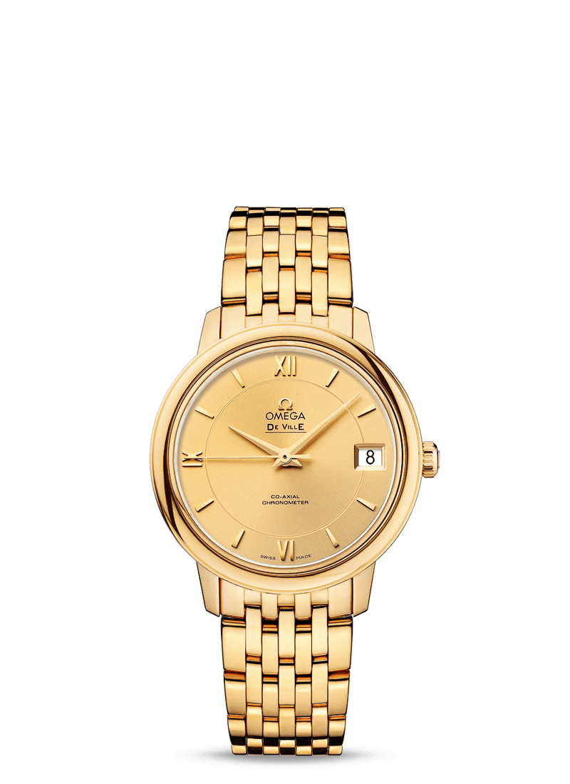 PRESTIGE CO-AXIAL 32.7 MM
 
 Yellow gold on yellow gold