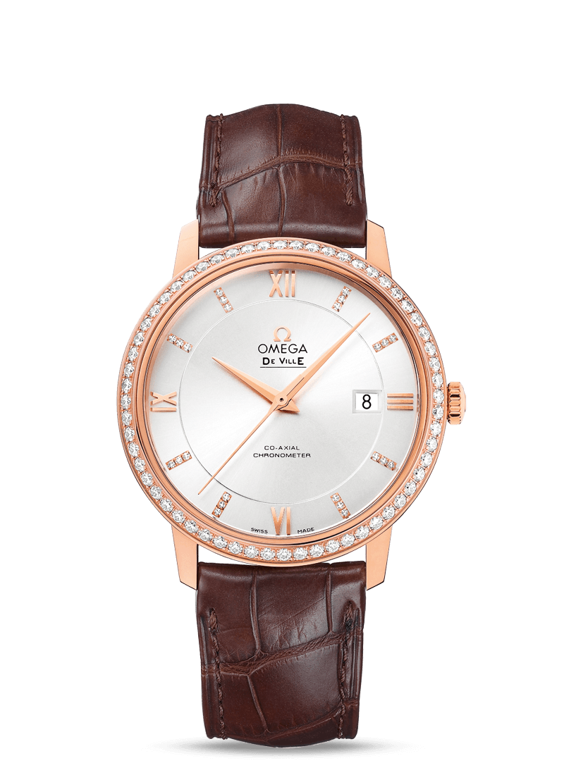 PRESTIGE CO-AXIAL 39.5 MM
 
 Red gold on leather strap