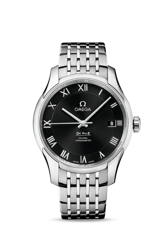 DE VILLE OMEGA CO-AXIAL 41 MM
 
 Steel on steel