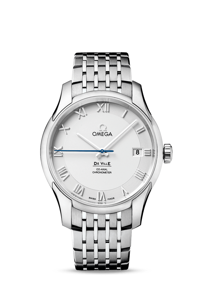 DE VILLE OMEGA CO-AXIAL 41 MM
 
 Steel on steel