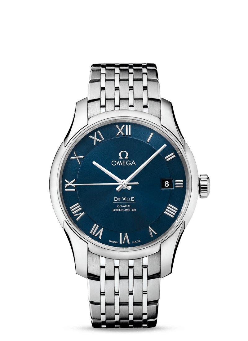 DE VILLE OMEGA CO-AXIAL 41 MM
 
 Steel on steel