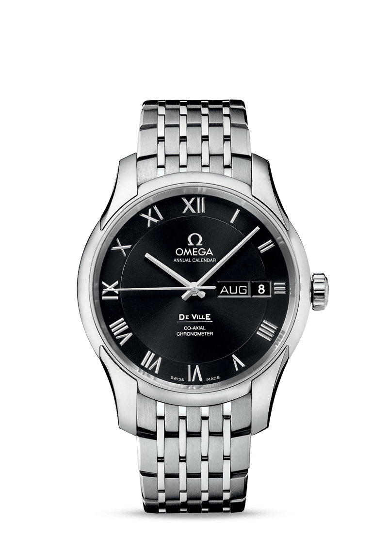 DE VILLE OMEGA CO-AXIAL ANNUAL CALENDAR 41 MM
 
 Steel on steel