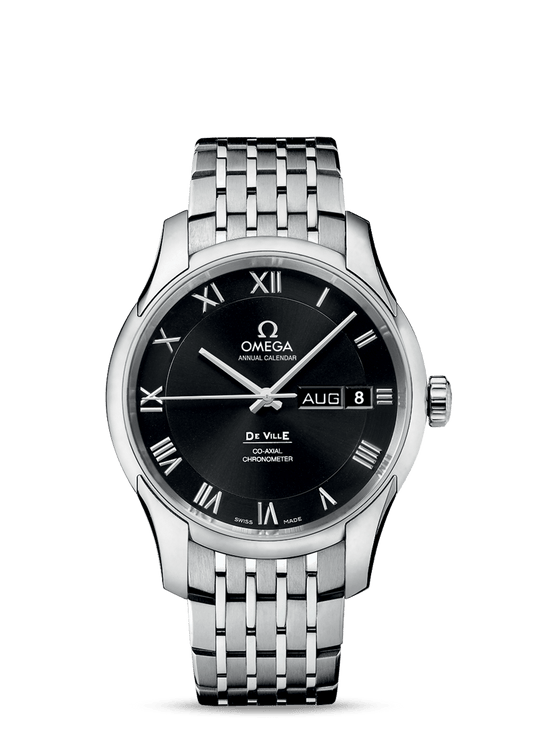 DE VILLE OMEGA CO-AXIAL ANNUAL CALENDAR 41 MM
 
 Steel on steel